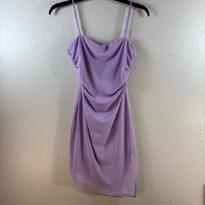7Day WKND Elegant glitter Purple Women's Dress SZ:M